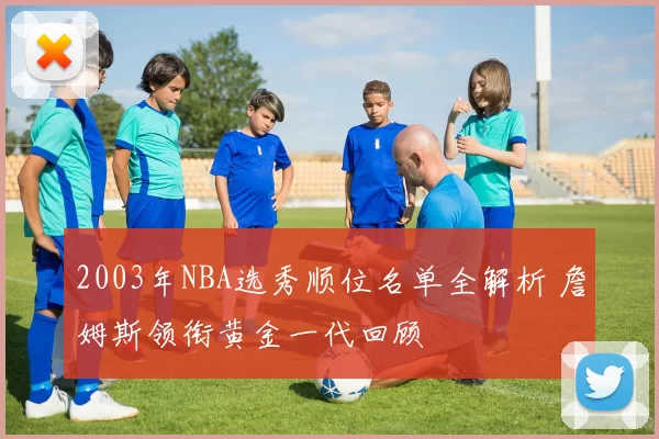 2003年NBA选秀顺位名单全解析 詹姆斯领衔黄金一代回顾